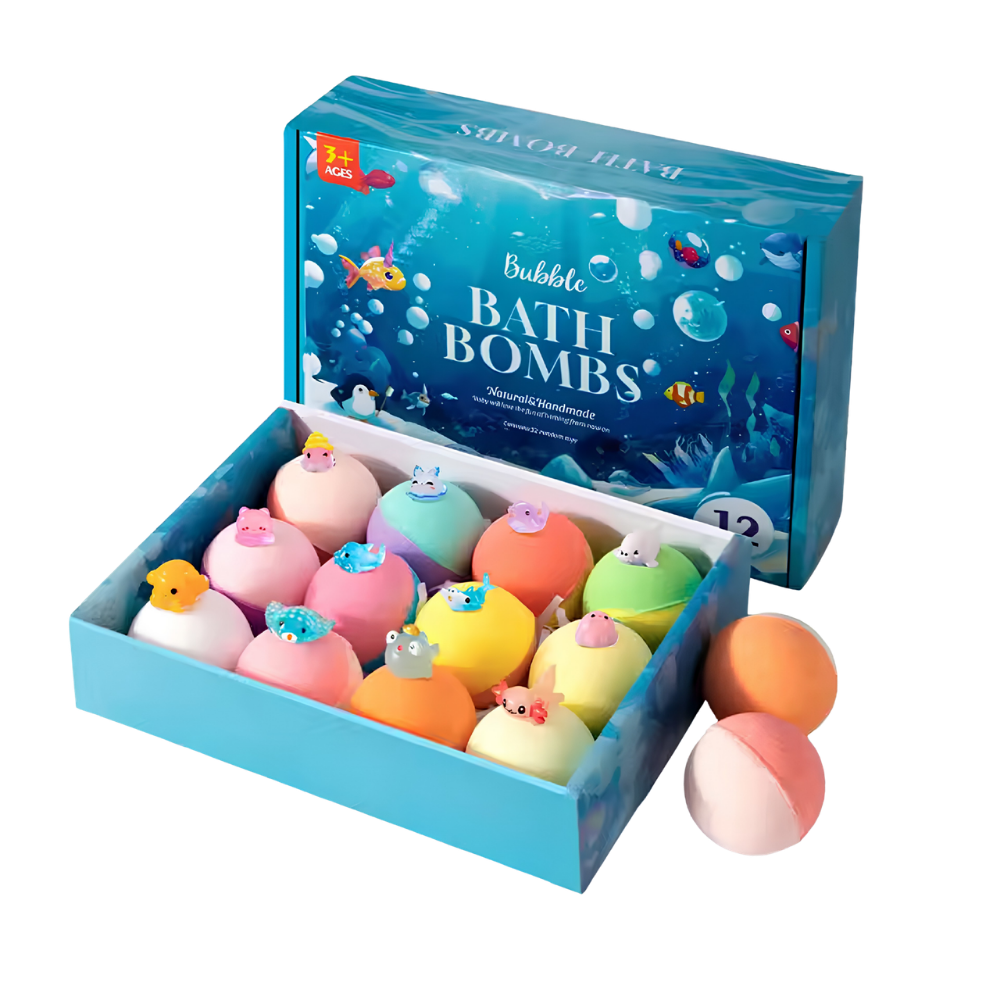 Krooft™ - 2PCS Bath Bombs Set with Toys Inside