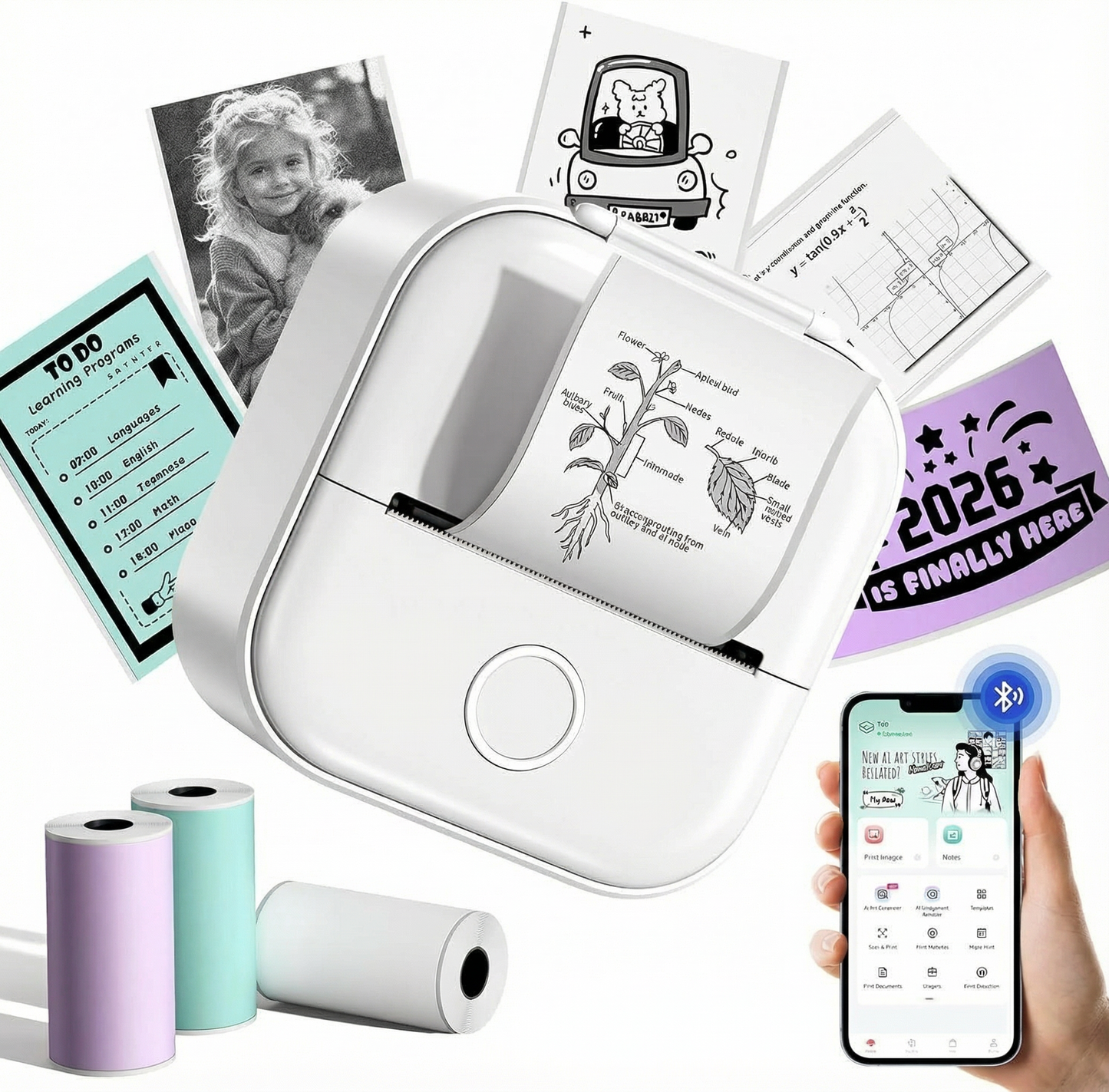 krooft™ - Portable Mini Printer